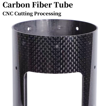 Carbon Fiber Tube/Pipe Customized CNC Cutting Processing Service for Drone Arms RC Car Robot high Strength DIY