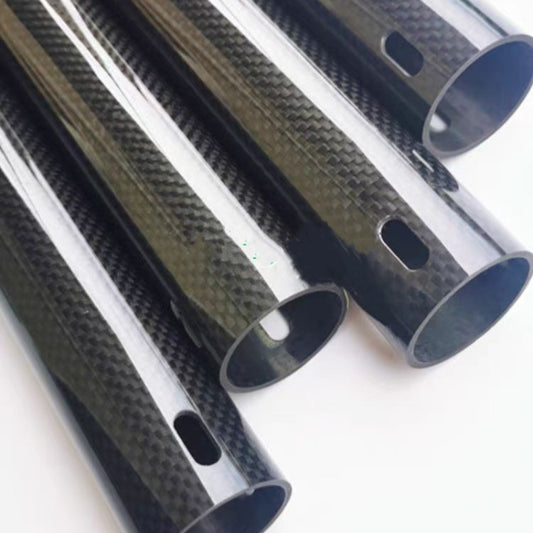 Carbon Fiber Tube/Pipe Customized CNC Cutting Processing Service for Drone Arms RC Car Robot high Strength DIY