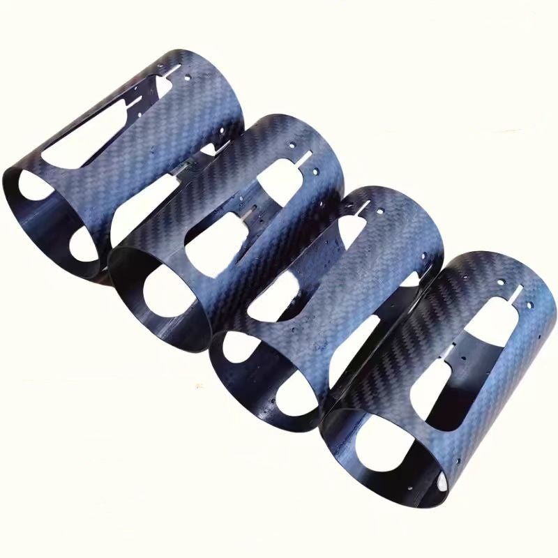 Carbon Fiber Tube/Pipe Customized CNC Cutting Processing Service for Drone Arms RC Car Robot high Strength DIY