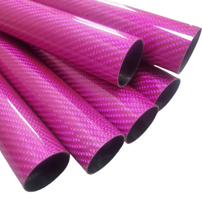 3K Carbon Fiber Tube Pipe Customized CNC Cutting Service for RC Car Drone Frame FPV Parts Robot High Strength DIY